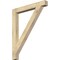 Ekena Millwork Traditional Block Rough Sawn Bracket, Douglas Fir, 4"W x 36"D x 44"H BKT04X36X44TRA05RDF - alternate 1